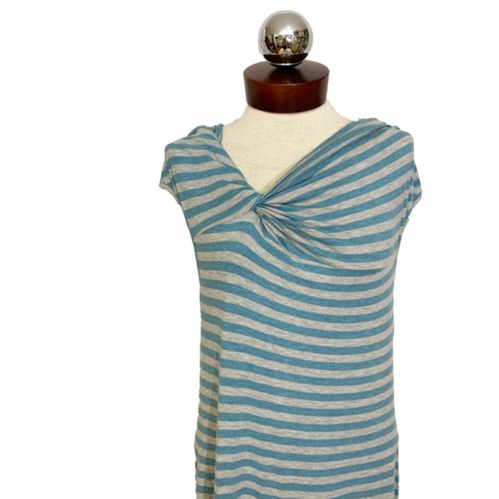 Athleta Pahala Knit stretch Striped Dress L